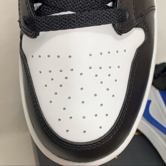 Air Jordan 1 Mid White Black Royal New - Picture 10 of 10